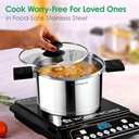 Stainless Steel Cookware WONDERCHEF Casserole Set 2Pcs