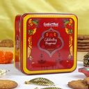 Customized Cookie Tin COOKIE MAN Celebrating Happiness