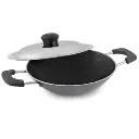 Deep Appachatty with Lid CELLO Black Platina - 20 cm
