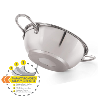 Deep Kadai NIRLON DKD22 - 220 mm