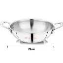 Deep Kadhai NIRLON Tri-Ply DKD20 - 200 mm