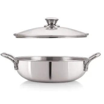 Deep Kadhai NIRLON Tri-Ply DKD20 - 200 mm