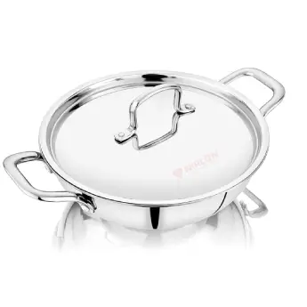 Deep Kadhai NIRLON Tri-Ply DKD28 - 280 mm