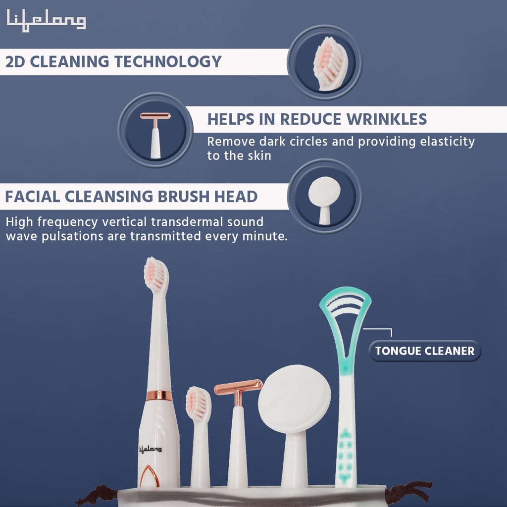 Electric Toothbrush LIFELONG LLDC63 - 6 Modes