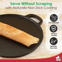 Flat Dosa Tawa WONDERCHEF Forza Pre seasoned Cast-Iron
