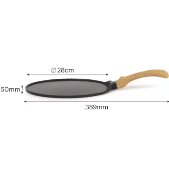 Flat Tawa CELLO Castello 28 cm