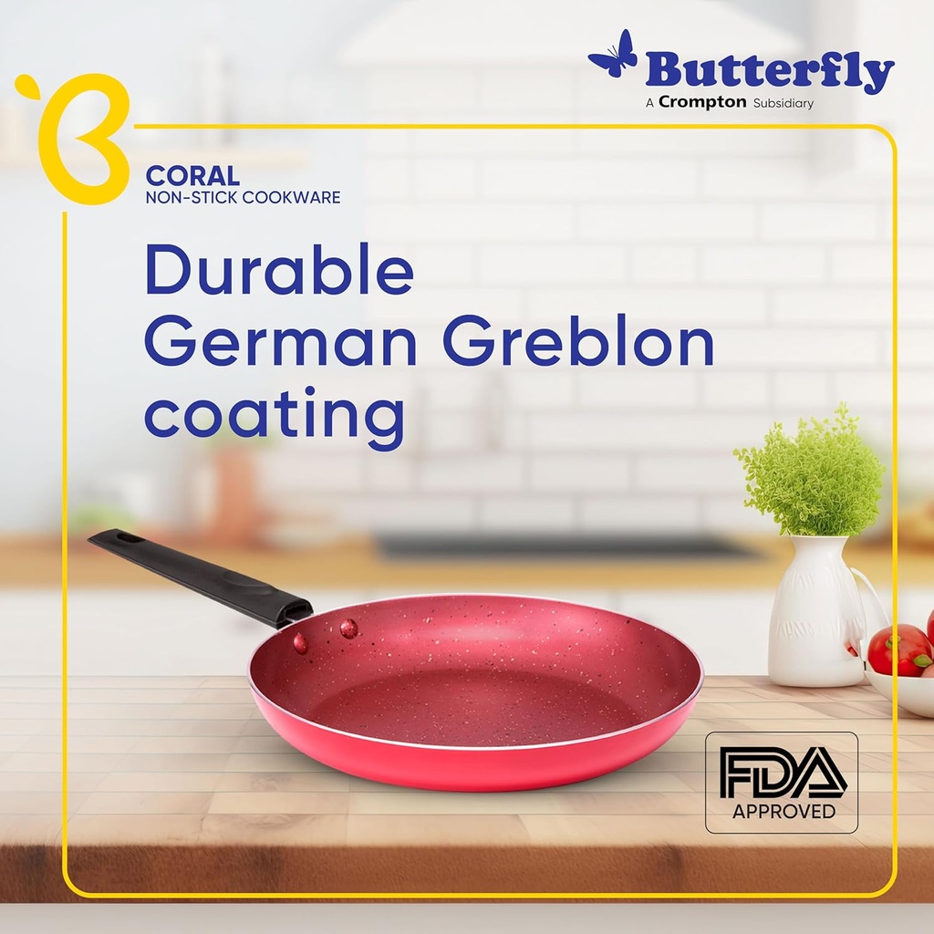 Fry Pan BUTTERFLY Tez Triply - 240 mm