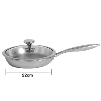 Fry Pan NIRLON Tri-Ply FP20  - 200 mm