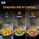 Frying Pan with SS Lid KENT Tri-ply - 22 cm