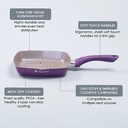 Grill Pan 24 cm WONDERCHEF Royal Velvet Non-stick