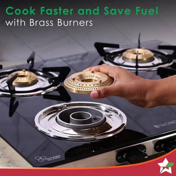 Hobtops WONDERCHEF Duralife Glass Hob Top - 4 Burner