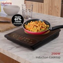 Induction Cooktop LIFELONG  Touch Panel - 2100 W