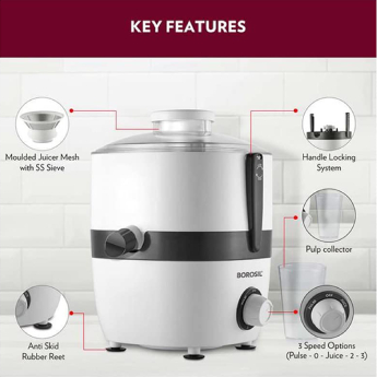 Juicer BOROSIL Primus III - 500 W