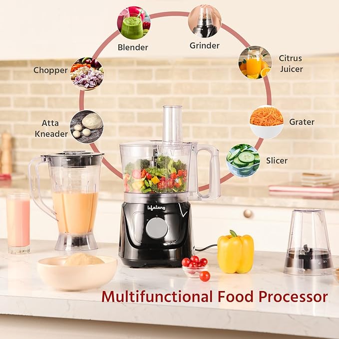Juicer Mixer Grinder LIFELONG Prozessoren - 800 W