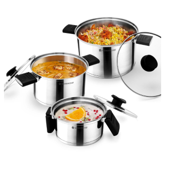 Cookware WONDERCHEF Casserole Set - 3 Pcs