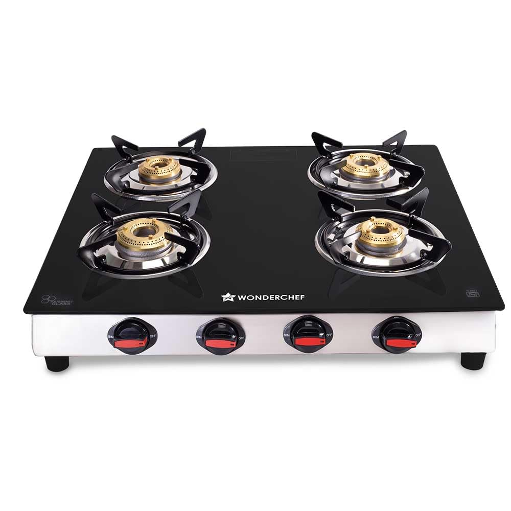Hobtop WONDERCHEF Galaxy Glass Top - 4 Burner
