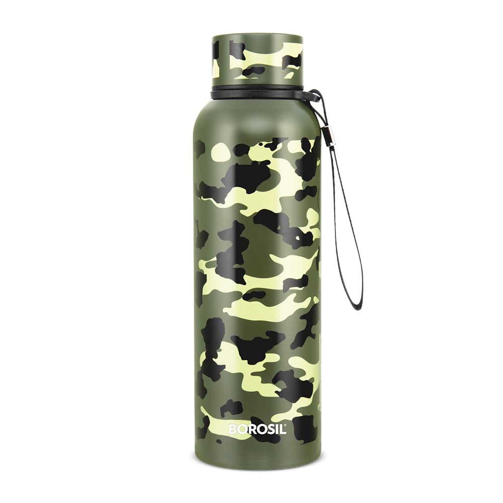 Water Bottle BOROSIL Trek Military - 700 ml