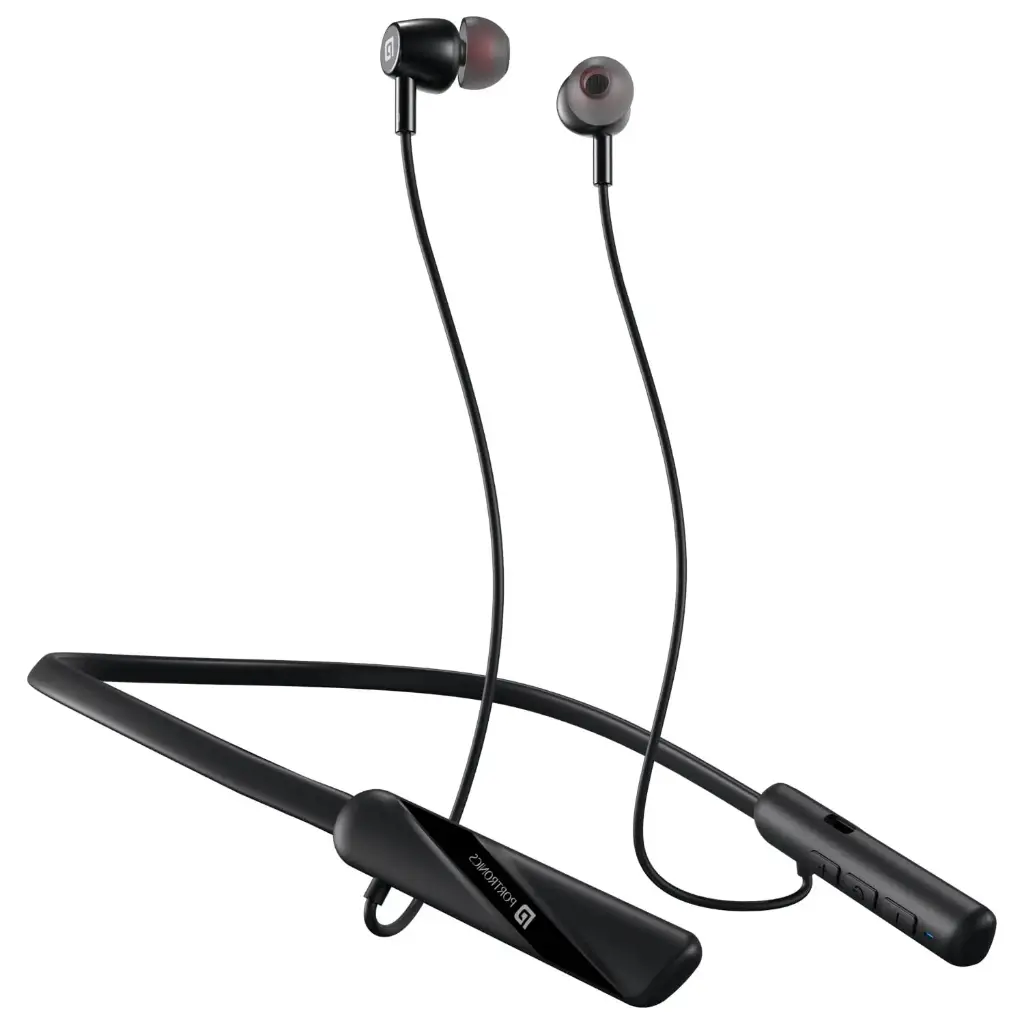 Wireless Headset Stereo PORTRONICS Harmonics Z10 Neckband - 35 hr