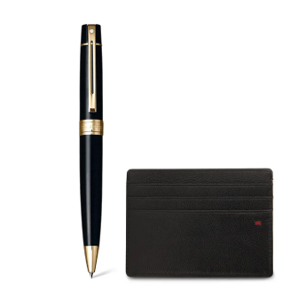 Pen SHEAFFER Ballpoint with Credit Card Holder G9325 - (Gift Set)