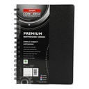 Notebook A4 LUXOR 20412 Premium Wiro