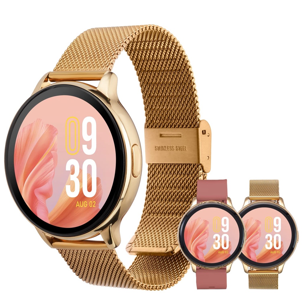 Smart Watch LIFELONG Emerald - Gold