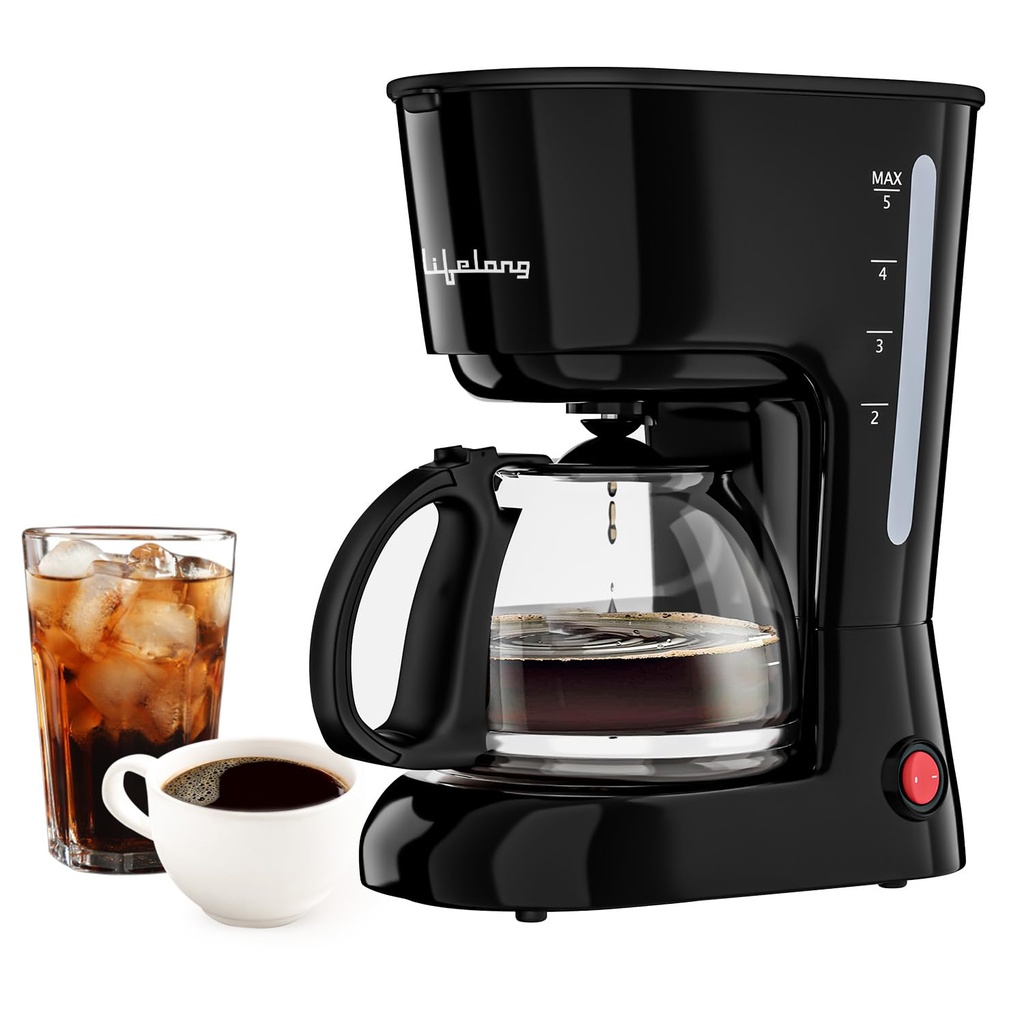 Coffee Maker LIFELONG Detachable Filter - 600 W