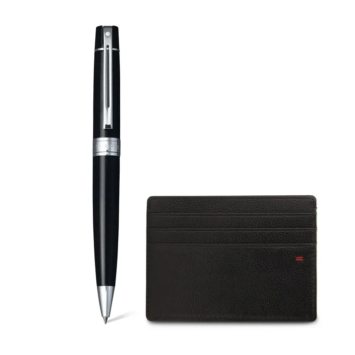 Gift Set SHEAFFER Pen with Credit Card Holder 9312 BP
