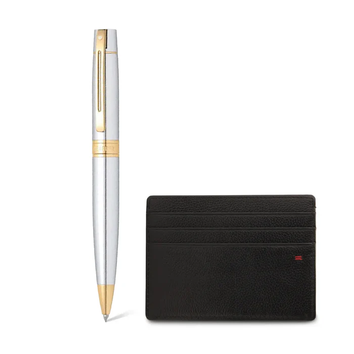 Gift Set SHEAFFER 9342 BP Pen with Credit Card Holder