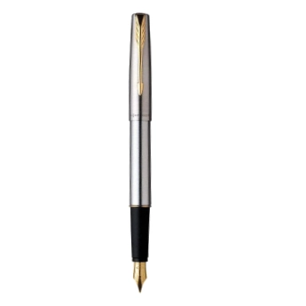 Pen PARKER Frontier Fountain Silver Gold Trim (GT)
