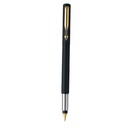 Pen PARKER Vector Fountain Matte Black Gold Trim (GT)