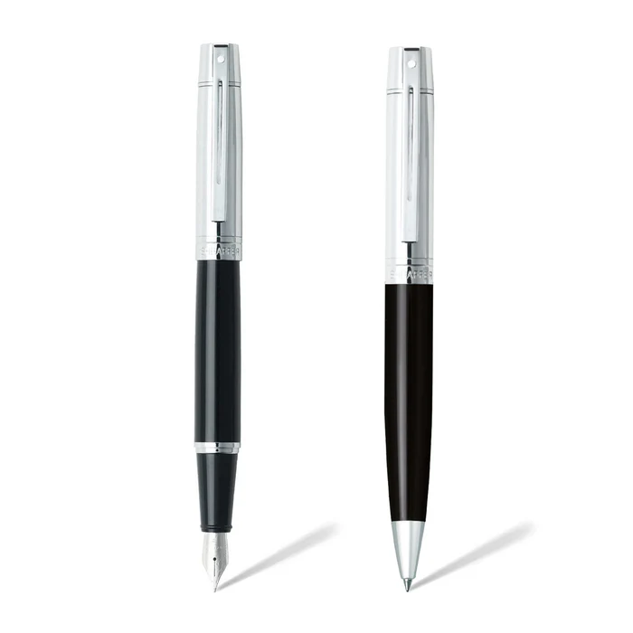 Pen SHEAFFER 300 Chrome Trim - (Gift Set)