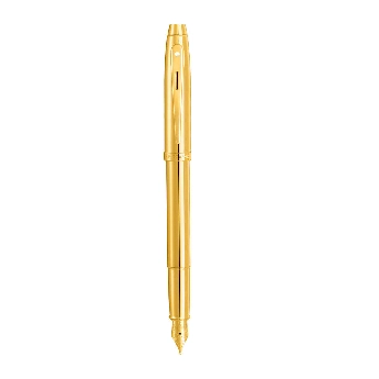 Pen SHEAFFER 100 Fountain Gold - PVD Gold Trim (GT)