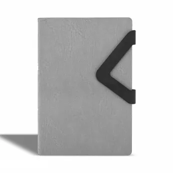 Notebook WHITE LABEL Triangle Flap Brown