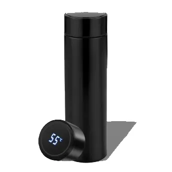 Water Bottle WHITE LABEL BOT-02 Black - 500 ml