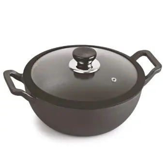 Kadai with Glass Lid CELLO Ironica - 22 cm