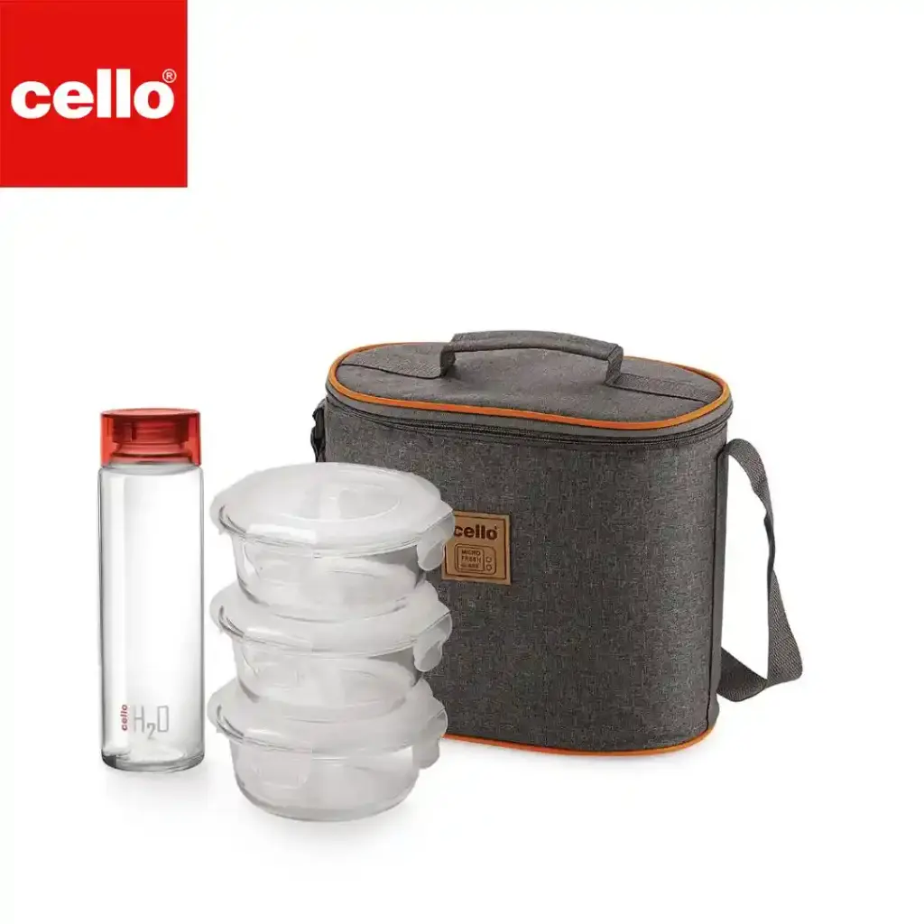 Lunch Box CELLO Fit Fresh Royal Round - Set of 4