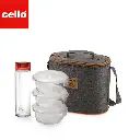 Lunch Box CELLO Fit Fresh Royal Round - Set of 4