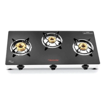 Gas Stove BUTTERFLY Radiant Jumbo - 3 Burner