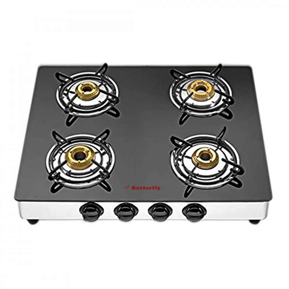 Gas Stove BUTTERFLY Quadro Plus - 4 Burner