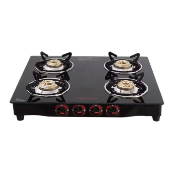 Gas Stove BUTTERFLY Quadro - 4 Burner