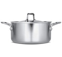 Casserole with Lid MILTON Procook Tri-Ply - 4 l
