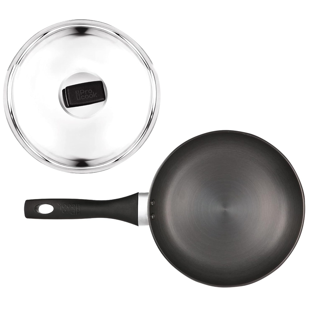 Fry Pan with Lid MILTON Procook Hard Anodised - 1.8 l