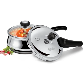 Pressure Cooker MILTON Pro Cook Tri Ply Outer Lid - 1.5 l