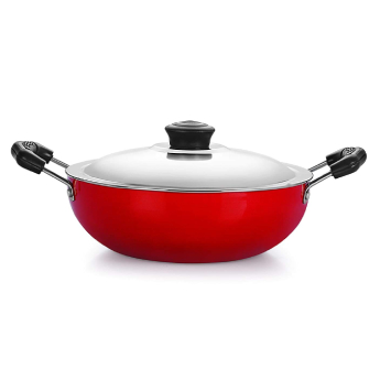 Deep Kadhai with Lid NIRLON DKD B - 240 mm