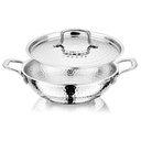 Deep Kadhai NIRLON Hammerd DKD22 - 220 mm