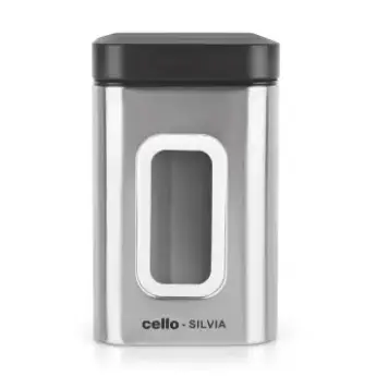 [CELLO SILVIA SQ 1000ML] Container CELLO Silvia Square - 1000 ml
