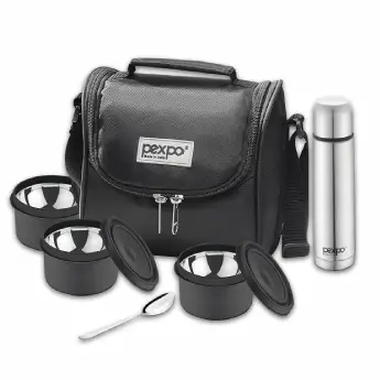 [PEXPO CLASSIC BK 01] Lunch Box PEXPO Classic Combo - Set of 3