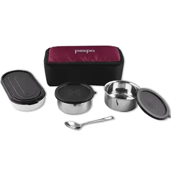 [PEXPO DURA BK RD 01] Lunch Box PEXPO Dura - Set of 3