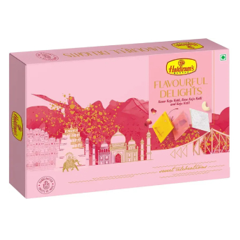 [AT KAJU KATLI HDM-500] Assorted Kaju Katli HALDIRAM'S - 500 g