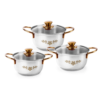 [63154761] Casserole WONDERCHEF Gold Stanton - 3 Pcs/Set